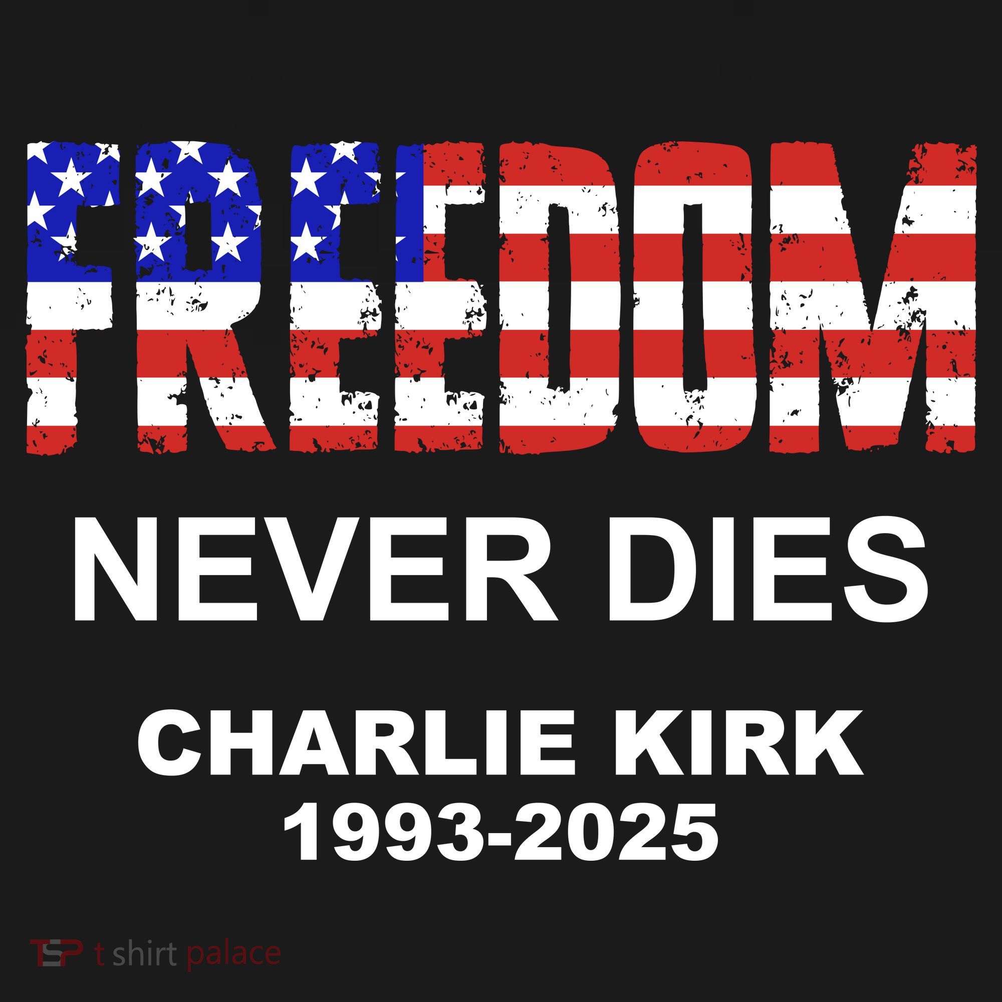 Freedom Never Dies Charlie Kirk Women's Long Sleeve Shirt