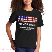 Freedom Never Dies Charlie Kirk Kids T-Shirt thumb 2