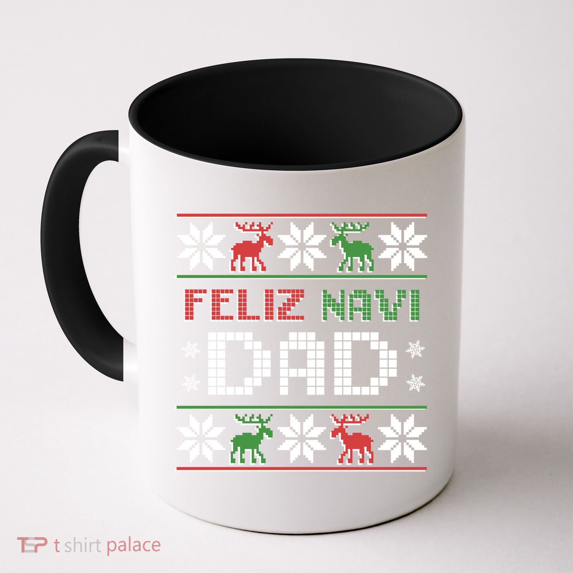 Feliz Navi Dad Navidad Funny Christmas Ugly Father Funny Gift Coffee Mug