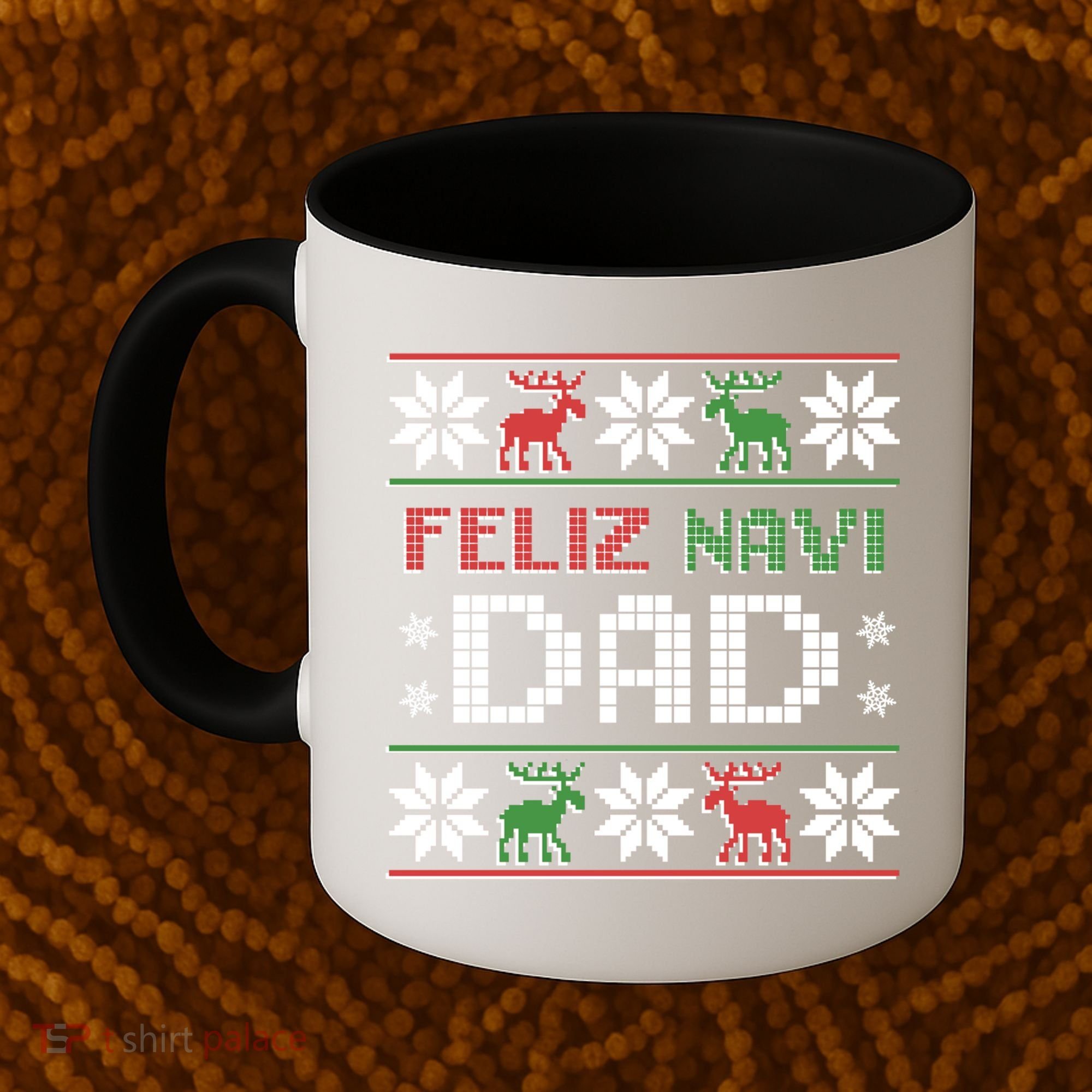 Feliz Navi Dad Navidad Funny Christmas Ugly Father Funny Gift Coffee Mug