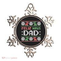 Feliz Navi Dad Navidad Funny Christmas Ugly Father Funny Gift Ornament thumb 0