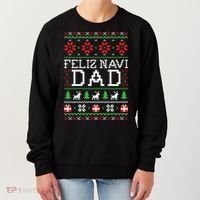 Feliz Navi Dad Ugly Christmas Gift Women's Sweatshirt thumb 0