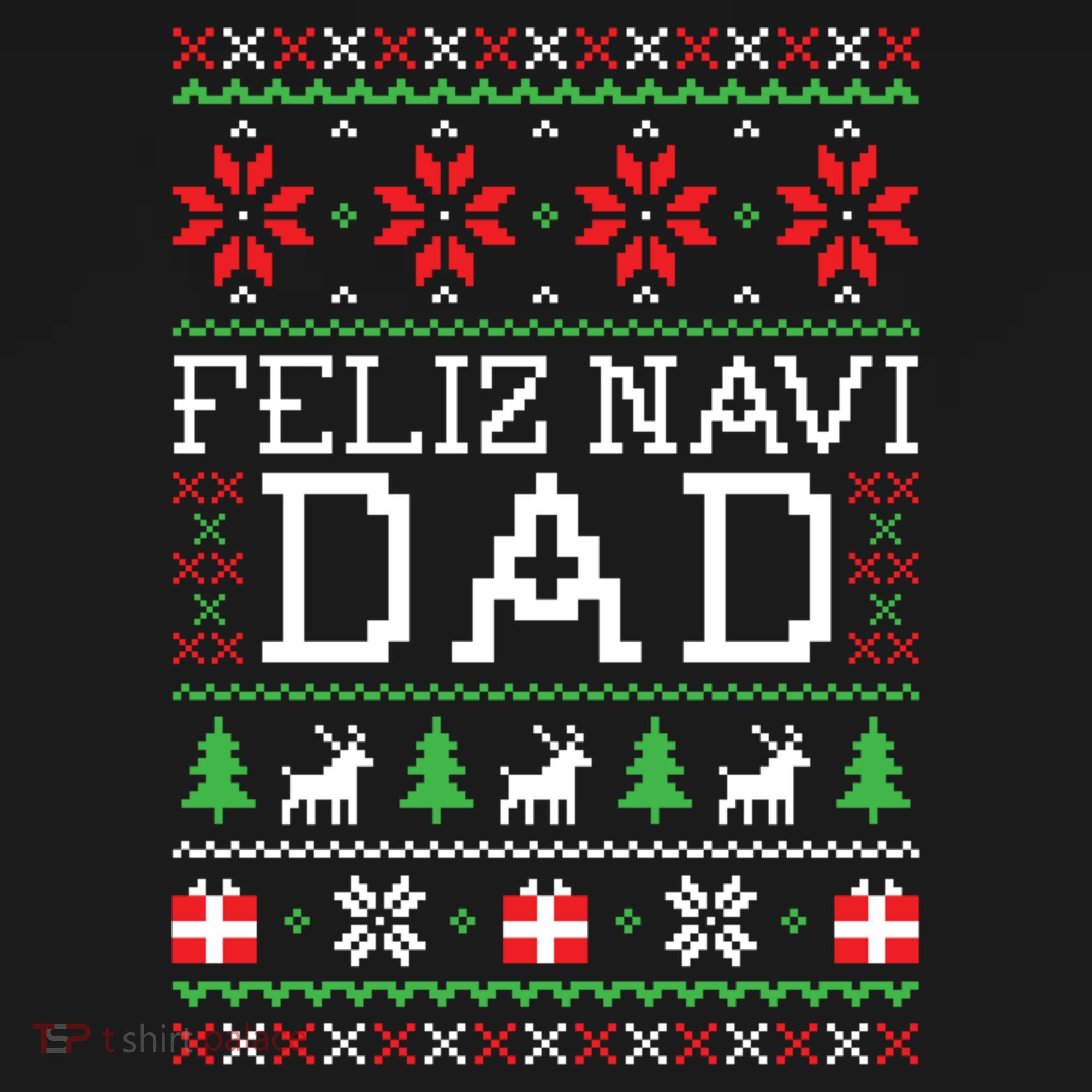 Feliz Navi Dad Ugly Christmas Gift Bucket Hat
