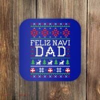 Feliz Navi Dad Ugly Christmas Gift Coaster thumb 0