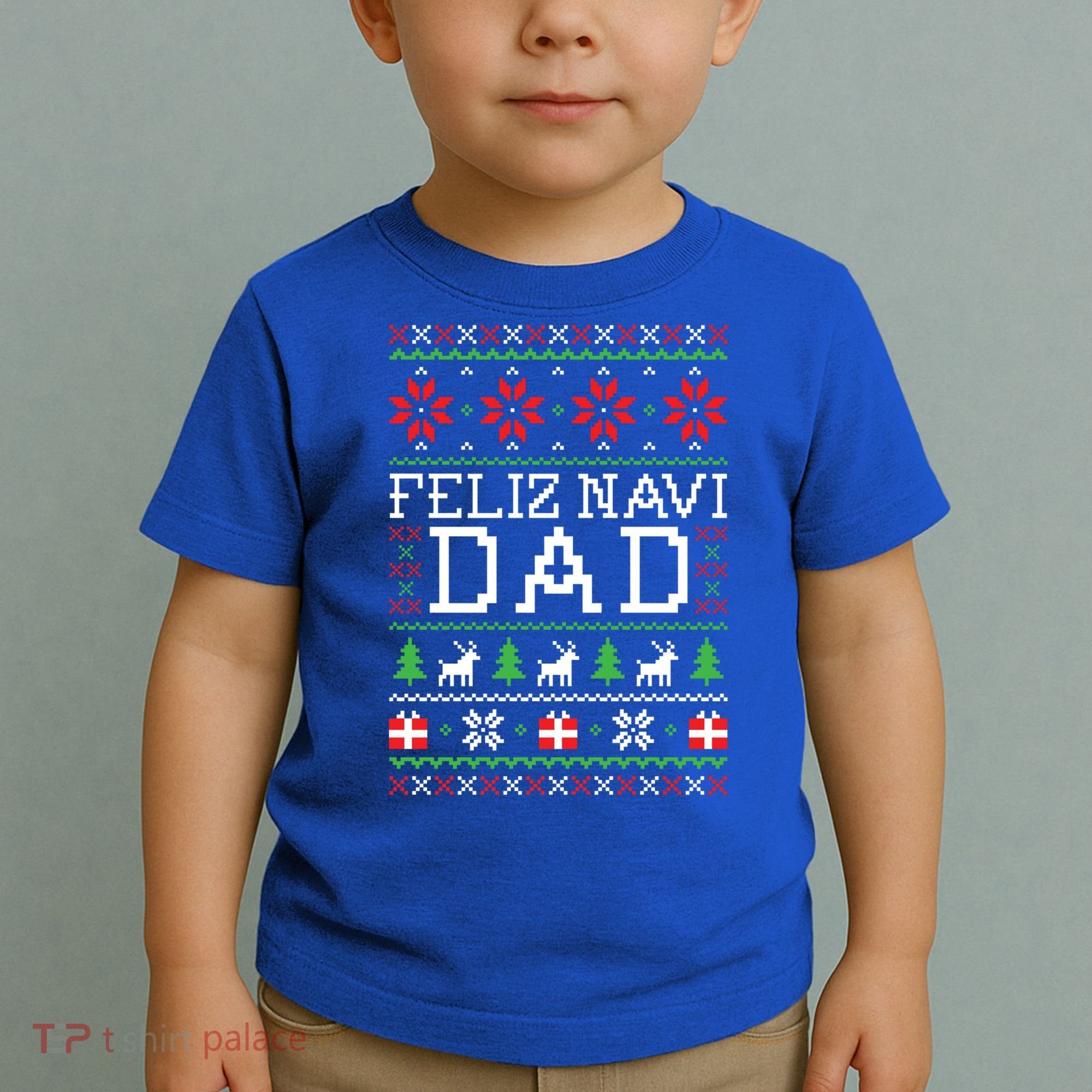 Feliz Navi Dad Ugly Christmas Gift Toddler T-Shirt