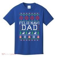 Feliz Navi Dad Ugly Christmas Gift Kids T-Shirt thumb 0