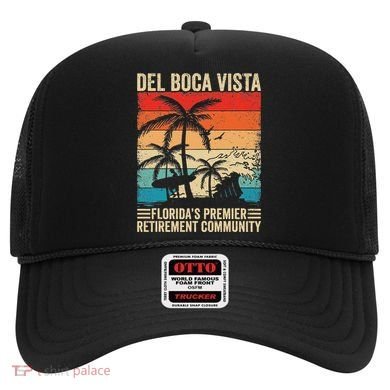 Funny Novelty Design Del Boca Vista Retirement Hat