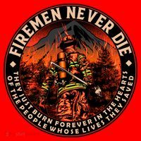 FIREMAN NEVER DIE QUOTES ILLUSTRATION Santa Hat thumb 1