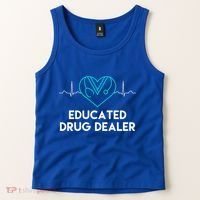 Funny Nurse Educated Drug Dealer Nurses Week Gift Cool Gift Tank Top thumb 2