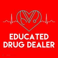 Funny Nurse Educated Drug Dealer Nurses Week Gift Cool Gift Santa Hat thumb 1