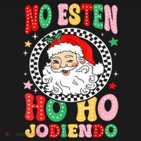 Funny No Esten Ho Ho Jodiendo Coaster thumb 2