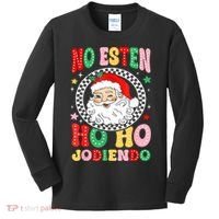 Funny No Esten Ho Ho Jodiendo Kids Long Sleeve Shirt thumb 0