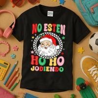 Funny No Esten Ho Ho Jodiendo Kids T-Shirt thumb 3