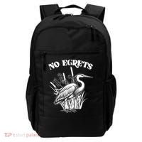 Funny No Egrets No Regrets Bird Pun Backpack thumb 0