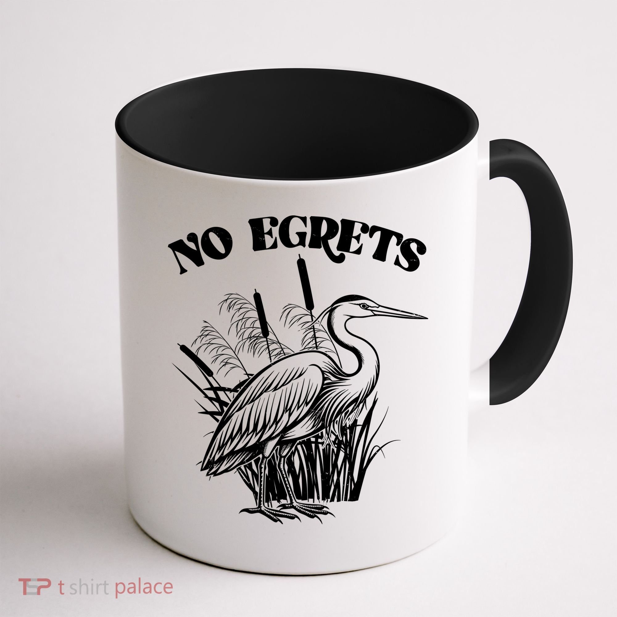 Funny No Egrets No Regrets Bird Pun Coffee Mug