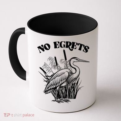 Funny No Egrets No Regrets Bird Pun Coffee Mug