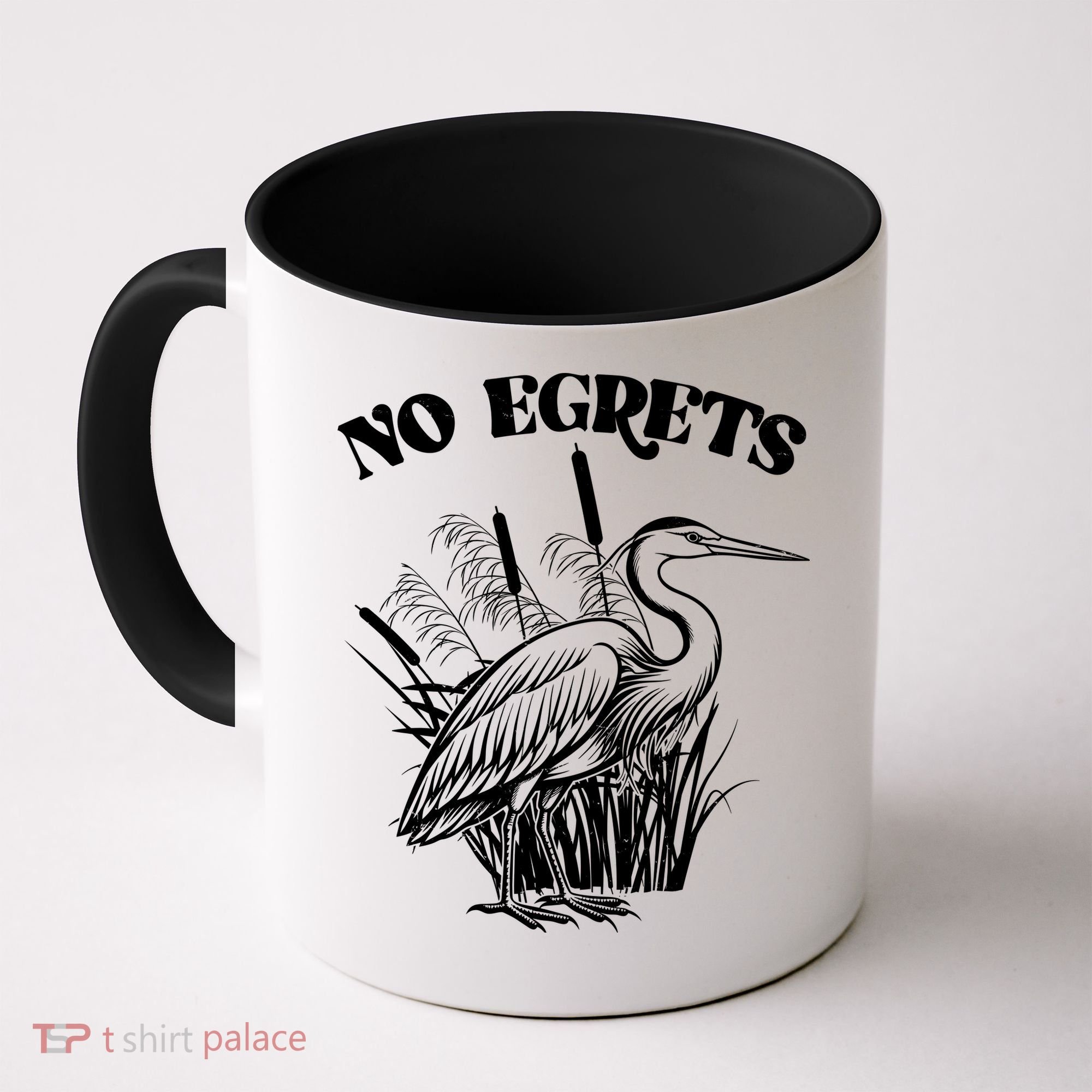Funny No Egrets No Regrets Bird Pun Coffee Mug