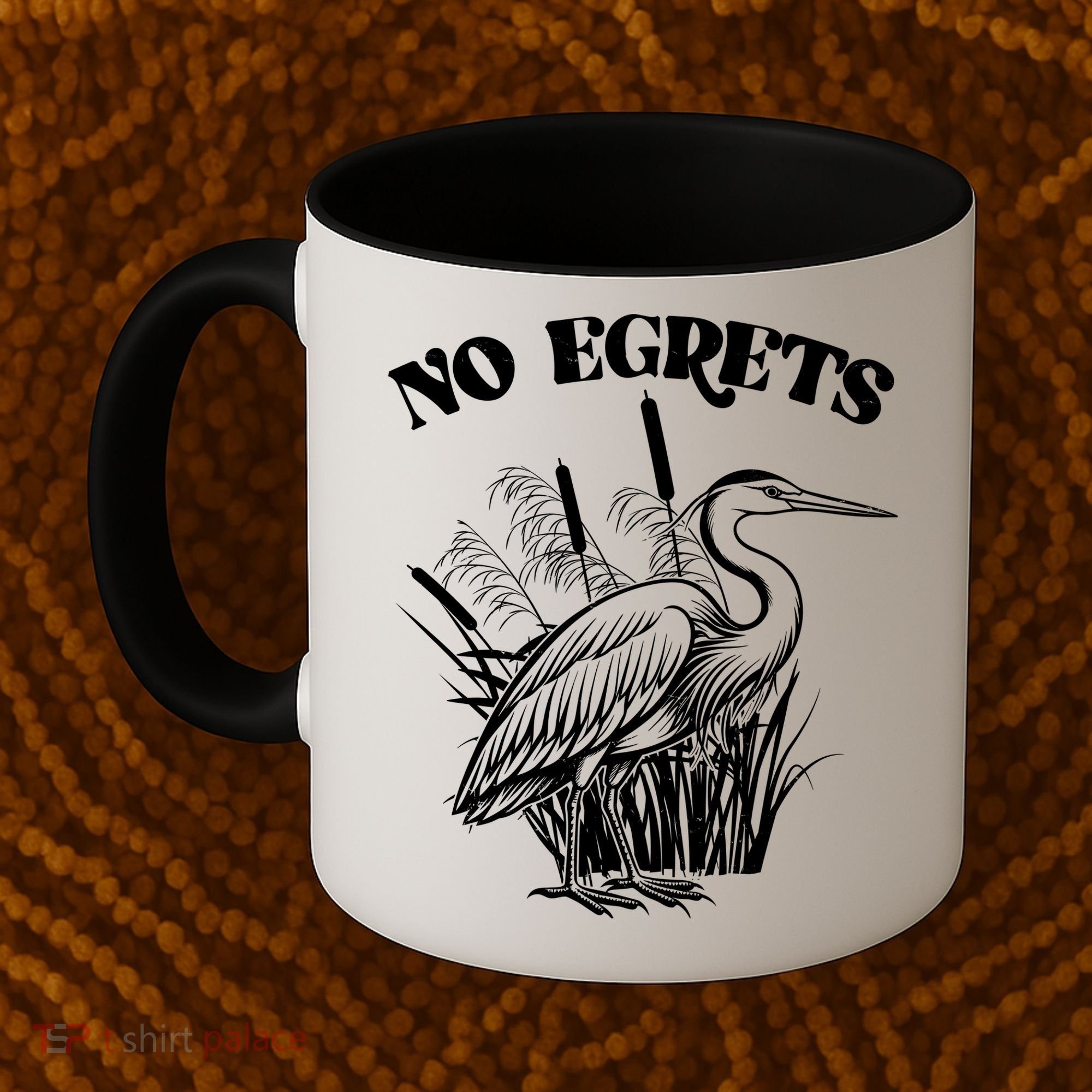Funny No Egrets No Regrets Bird Pun Coffee Mug