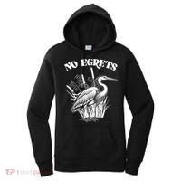 Funny No Egrets No Regrets Bird Pun Women's Hoodie thumb 0