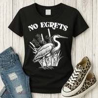 Funny No Egrets No Regrets Bird Pun Women's T-Shirt thumb 3
