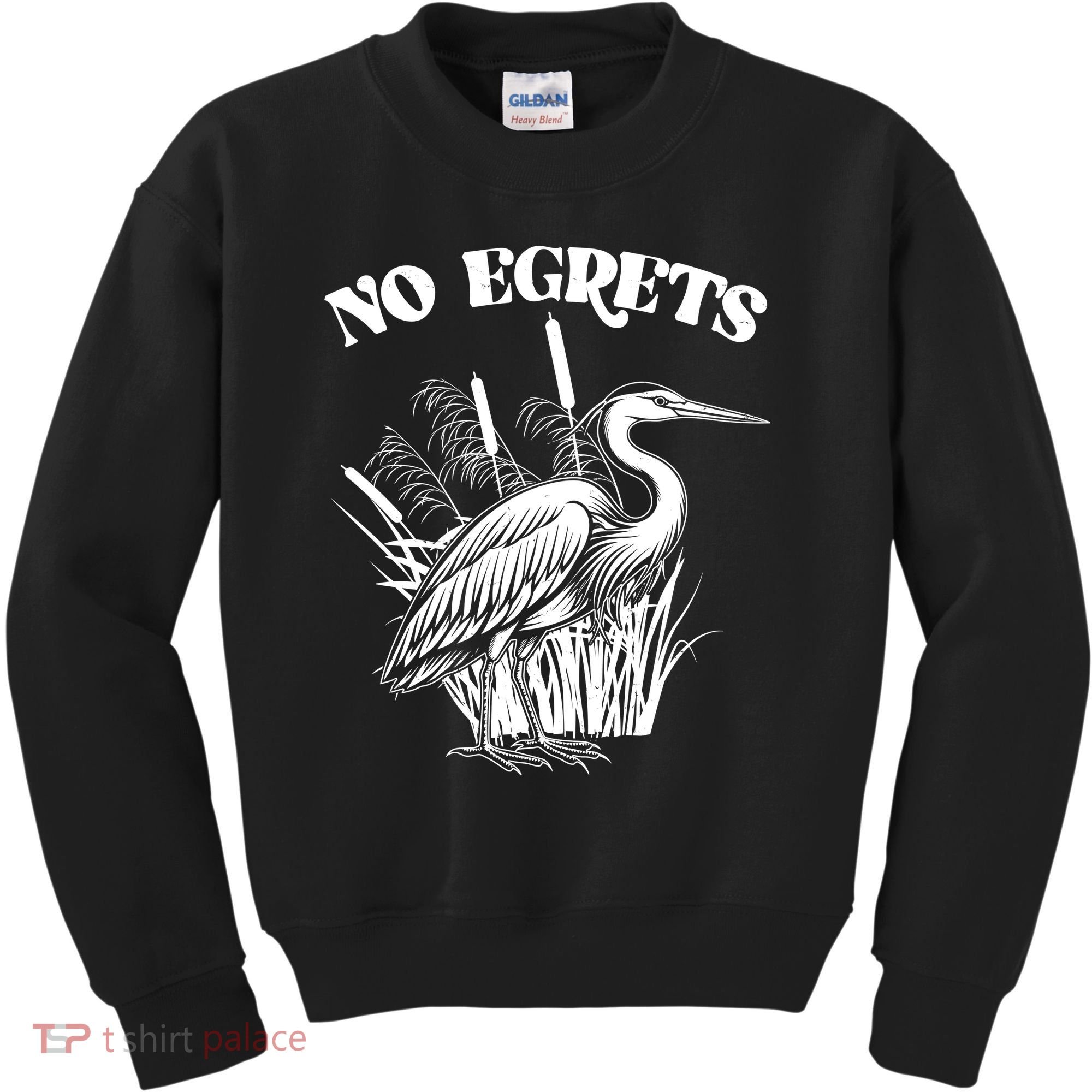 Funny No Egrets No Regrets Bird Pun Kids Sweatshirt