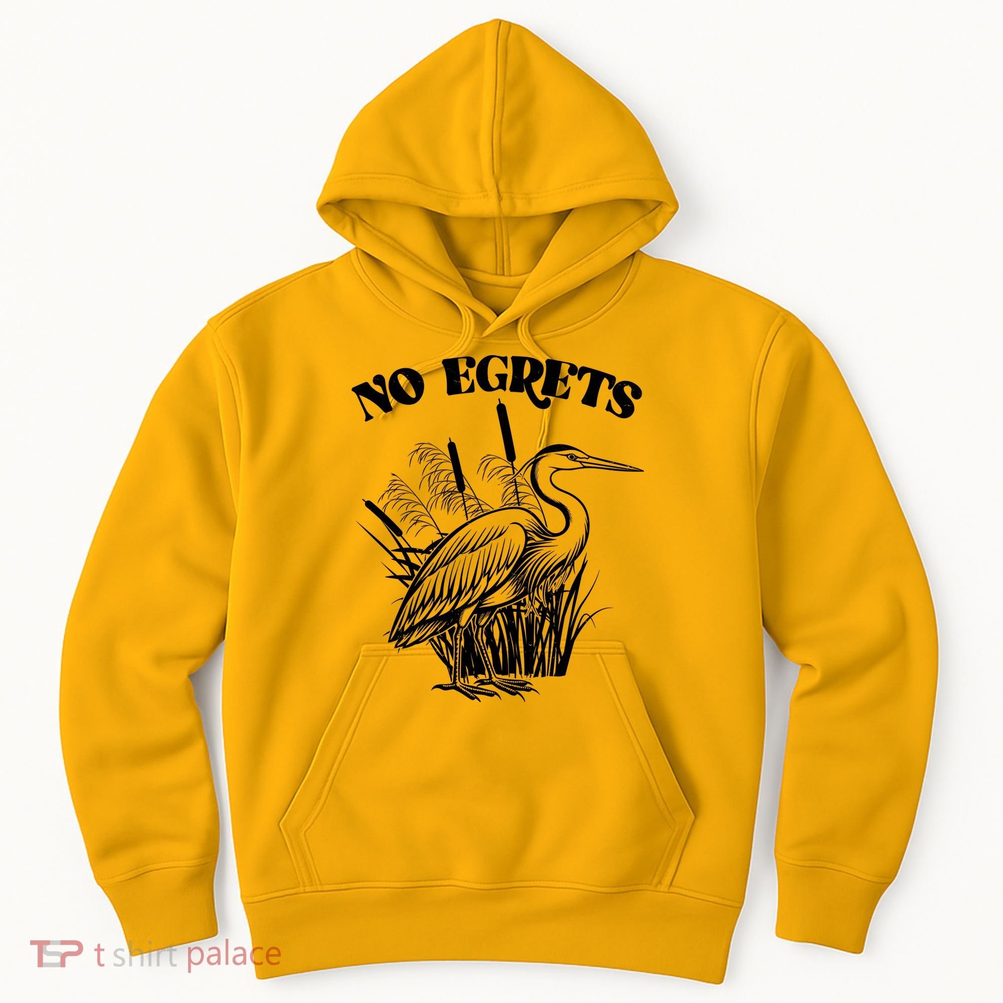 Funny No Egrets No Regrets Bird Pun Hoodie