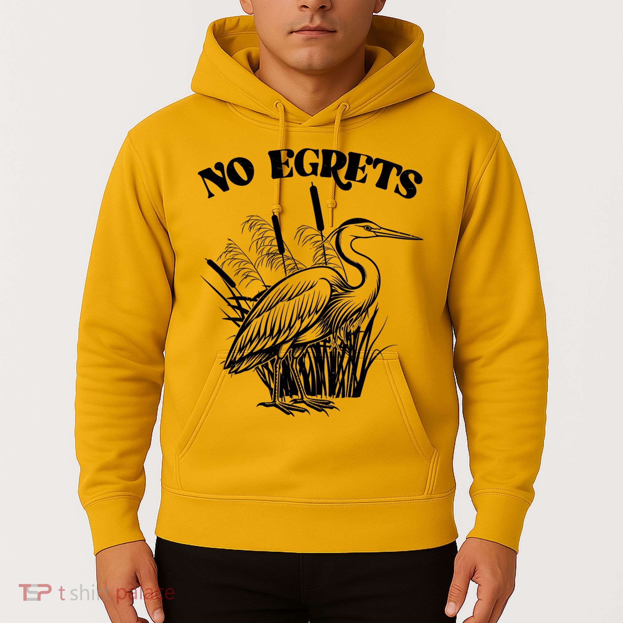 Funny No Egrets No Regrets Bird Pun Hoodie