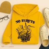 Funny No Egrets No Regrets Bird Pun Hoodie thumb 4