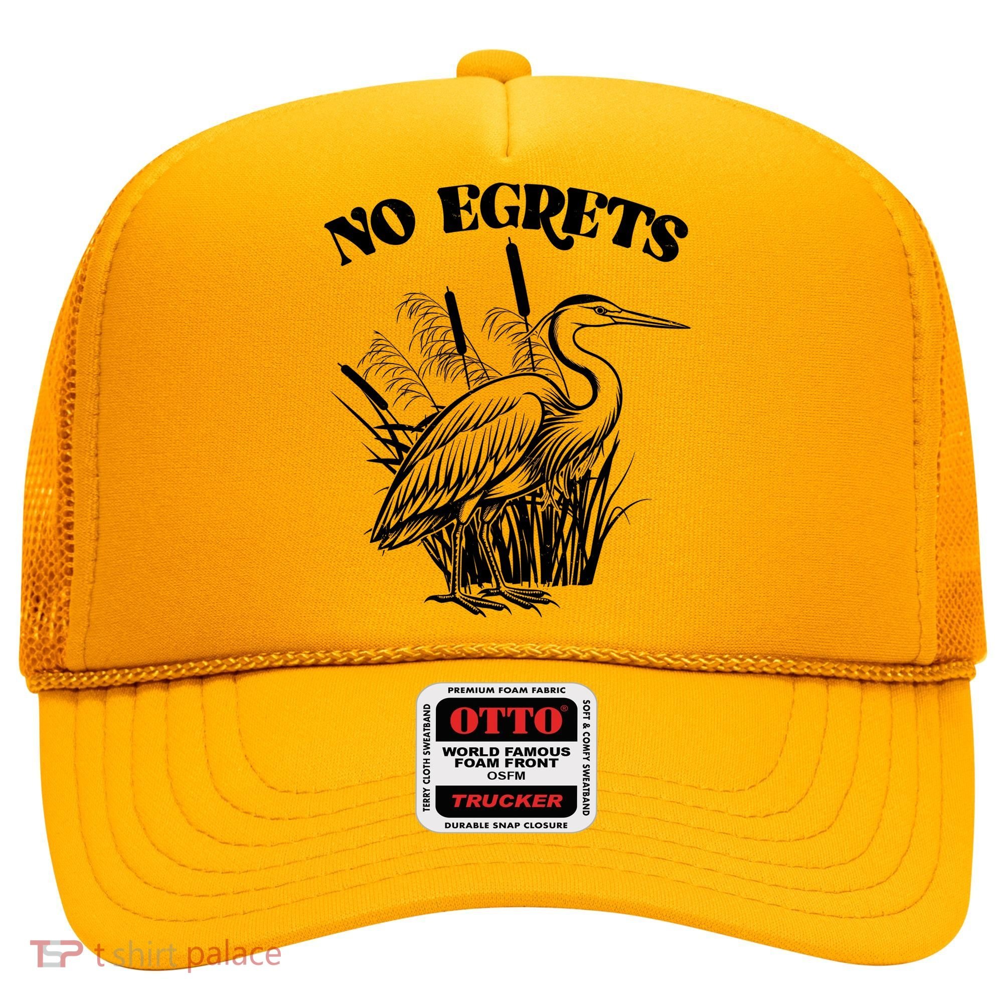 Funny No Egrets No Regrets Bird Pun Hat