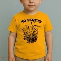 Funny No Egrets No Regrets Bird Pun Toddler T-Shirt thumb 2