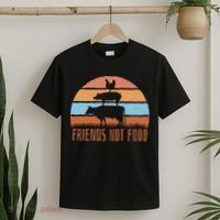Friends Not Food Animal Lover Vegan T-Shirt thumb 2
