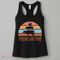 Friends Not Food Animal Lover Vegan Women's Tank Top thumb 3