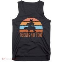 Friends Not Food Animal Lover Vegan Tank Top thumb 0