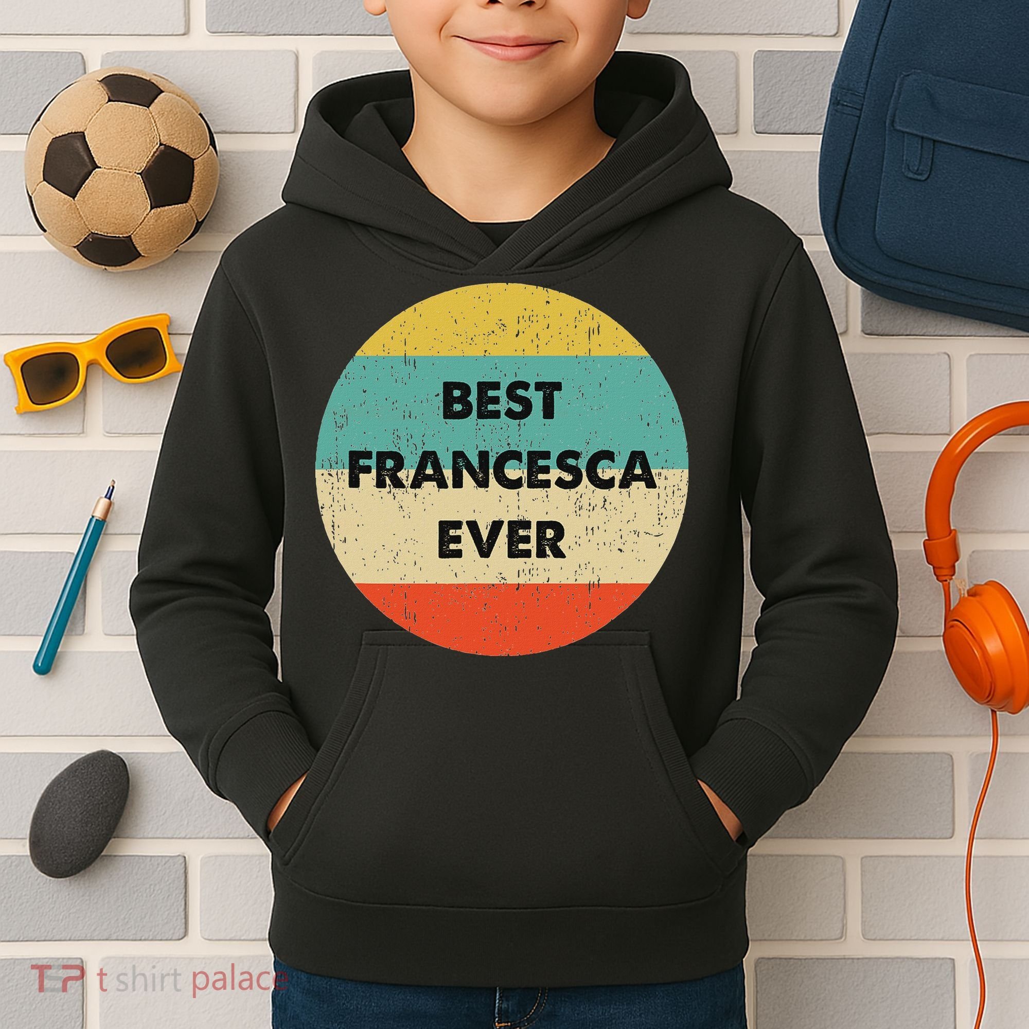 Francesca Name Kids Hoodie