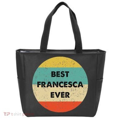 Francesca Name Tote Bag
