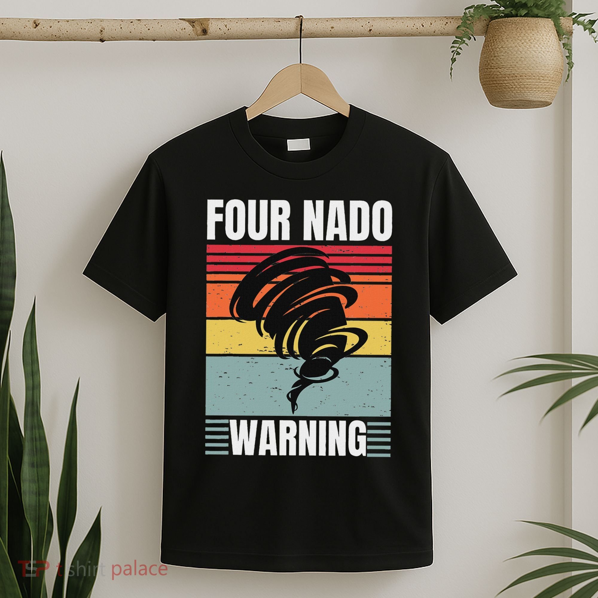 Four Nado Fournado 4th Birthday 4 Years Old Kids Boys Girls T-Shirt