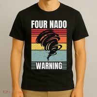Four Nado Fournado 4th Birthday 4 Years Old Kids Boys Girls T-Shirt thumb 3