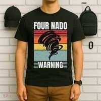 Four Nado Fournado 4th Birthday 4 Years Old Kids Boys Girls T-Shirt thumb 6