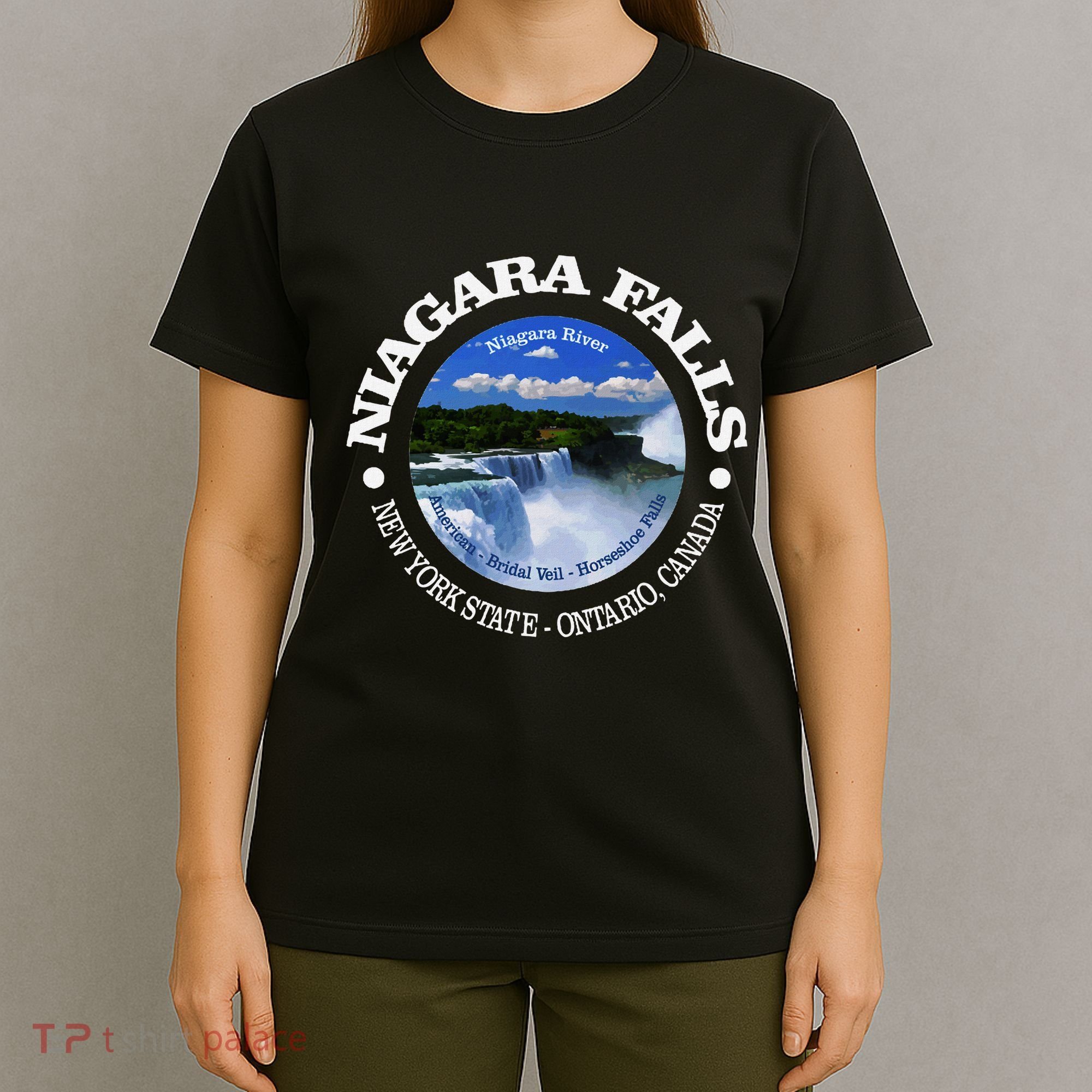 Funny Niagara Falls Niagara River New York State Canada T-Shirt