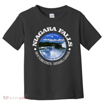Funny Niagara Falls Niagara River New York State Canada Toddler T-Shirt