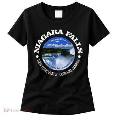Funny Niagara Falls Niagara River New York State Canada Women's T-Shirt