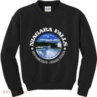Funny Niagara Falls Niagara River New York State Canada Kids Sweatshirt thumb 0
