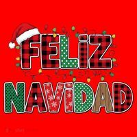 Feliz Navidad Santa Hat thumb 1