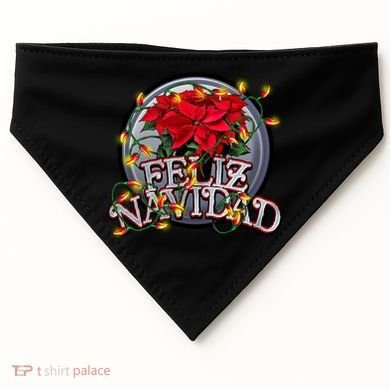 Feliz Navidad USA-Made Doggie Bandana