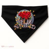 Feliz Navidad USA-Made Doggie Bandana thumb 0