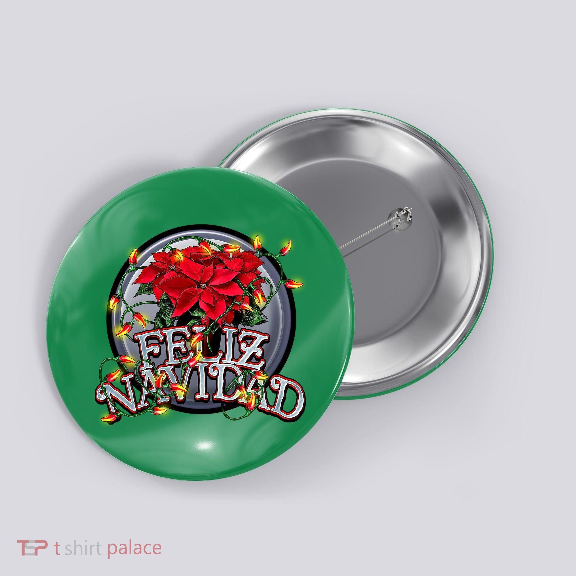 Feliz Navidad Button
