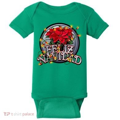 Feliz Navidad Baby Bodysuit