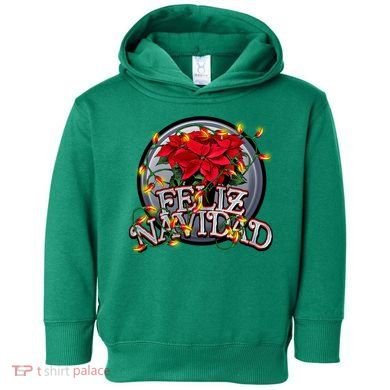 Feliz Navidad Toddler Hoodie