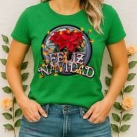 Feliz Navidad Women's T-Shirt thumb 2