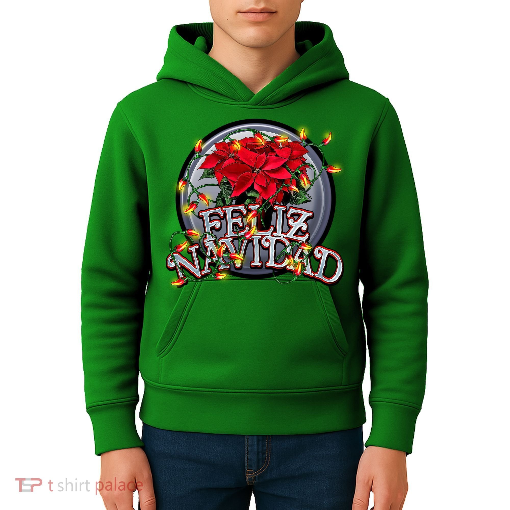 Feliz Navidad Kids Hoodie